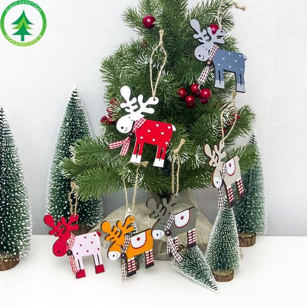 eco friendly christmas tree decor wood painted elk pendant xmas party decor deer pendants christmas decoration for home 10*9cm
eco friendly christmas tree decor wood painted elk pendant xmas party decor deer pendants christmas decoration for home 10*9cm