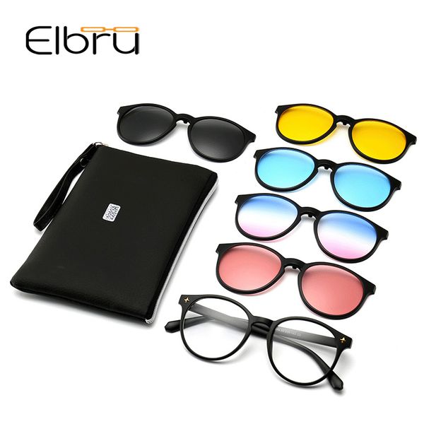 elbru 6 lenes magnet sunglasses colorful clip on polarized sunglasses women men clips custom prescription myopia glasses frame, White;black
elbru 6 lenes magnet sunglasses colorful clip on polarized sunglasses women men clips custom prescription myopia glasses frame, White;black