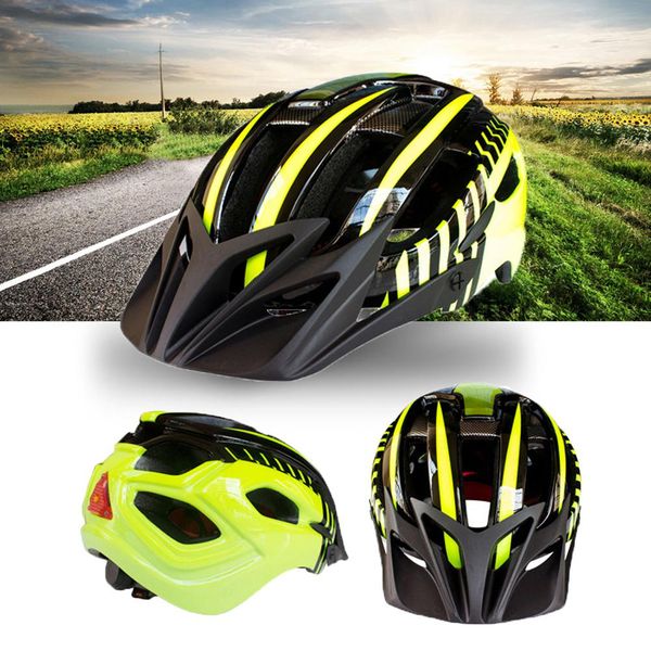 mounchain bicycle safety cycling helmet with flash light integrated light helmet yellow and black 54-63 cm
mounchain bicycle safety cycling helmet with flash light integrated light helmet yellow and black 54-63 cm