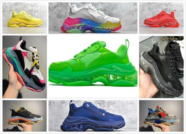 2019 fashion designer mens women casual shoes sneakers cushion triple s 3.0 combination nitrogen outsole crystal bottom dad casual shoes c2, Black
2019 fashion designer mens women casual shoes sneakers cushion triple s 3.0 combination nitrogen outsole crystal bottom dad casual shoes c2, Black