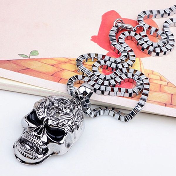 the new europe and the united states long hip hop necklace pendant wish amazon platform skulls non-mainstream, Silver
the new europe and the united states long hip hop necklace pendant wish amazon platform skulls non-mainstream, Silver