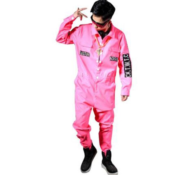 tailor-made stage wear clothing men long sleeve hip hop jumpsuits fashion harem pants male casual a pieces trousers overalls, Black
tailor-made stage wear clothing men long sleeve hip hop jumpsuits fashion harem pants male casual a pieces trousers overalls, Black