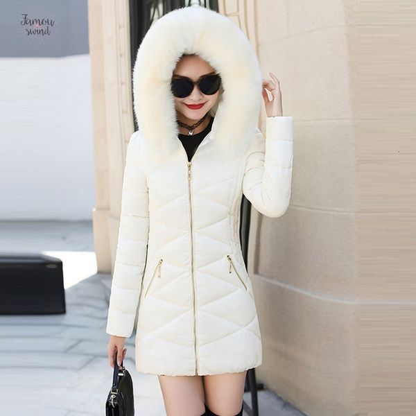 fur thick collar winter female jacket new 2019 coat women winter coat slim women parka warm fashion hooded winter jacket, Black
fur thick collar winter female jacket new 2019 coat women winter coat slim women parka warm fashion hooded winter jacket, Black