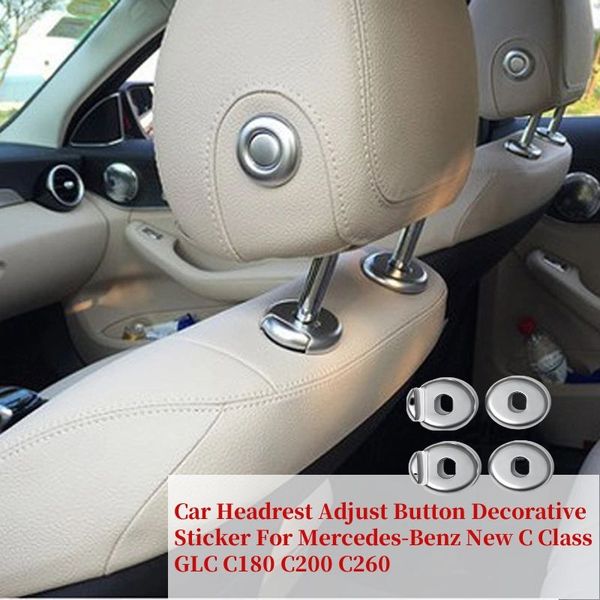 car accessories for w205 w213 c e class headrest lifting button adjusting cover sticker c180 c200 c260 glc 2015-19
car accessories for w205 w213 c e class headrest lifting button adjusting cover sticker c180 c200 c260 glc 2015-19