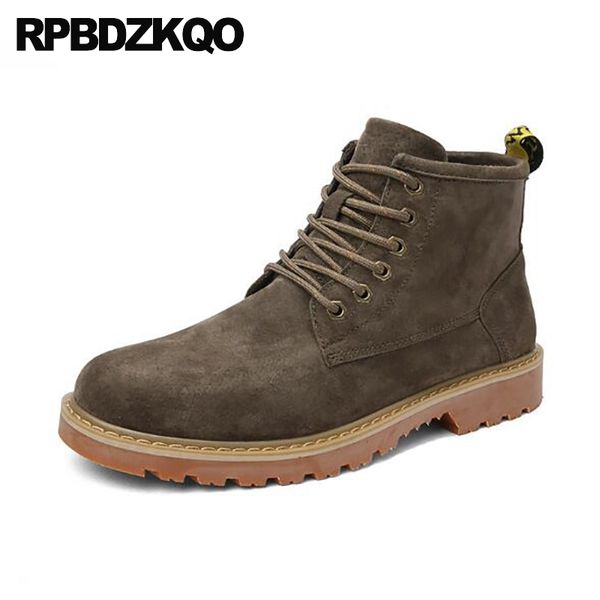 lace up short fall booties retro designer shoes combat mens winter boots warm british style vintage fur suede 2019 army, Black
lace up short fall booties retro designer shoes combat mens winter boots warm british style vintage fur suede 2019 army, Black