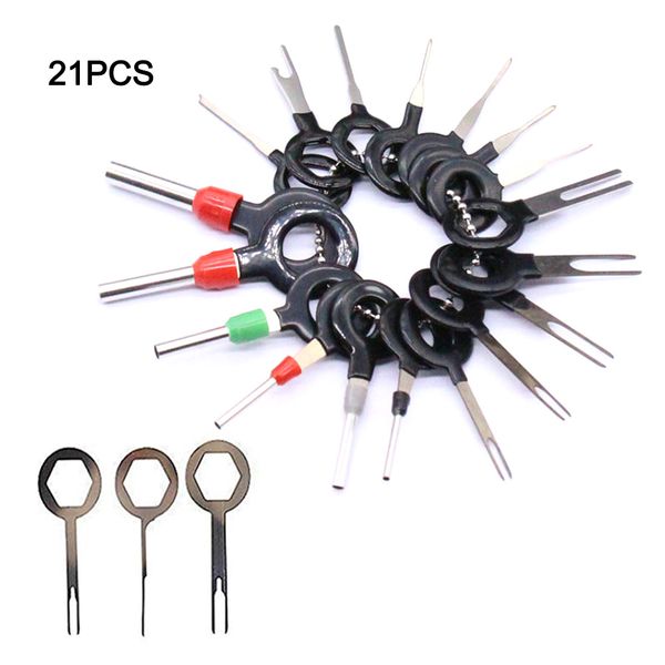 18pcs/set car electrical terminal remove key tool set key pin car electrical wire crimp connector extractor hand tools
18pcs/set car electrical terminal remove key tool set key pin car electrical wire crimp connector extractor hand tools