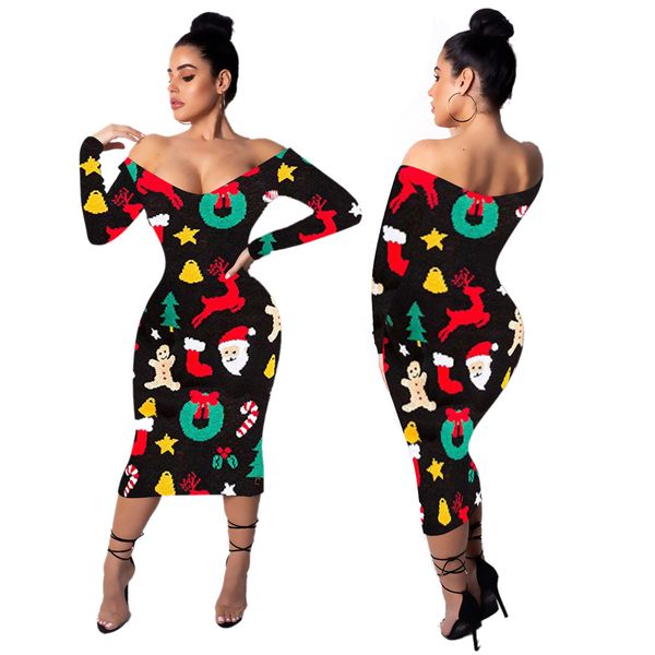 женщины bodycon платье рождество печатается с плеча sexy v шеи длинным рукавом midi бальные платья vestidos, Black;gray
женщины bodycon платье рождество печатается с плеча sexy v шеи длинным рукавом midi бальные платья vestidos, Black;gray