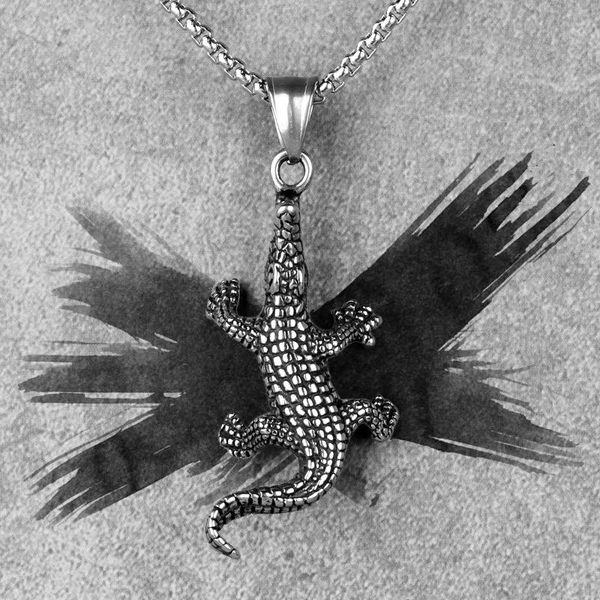 crocodile animal mens long necklaces pendants chain unique punk hip hop for boy male stainless steel jewelry creativity gift, Silver
crocodile animal mens long necklaces pendants chain unique punk hip hop for boy male stainless steel jewelry creativity gift, Silver