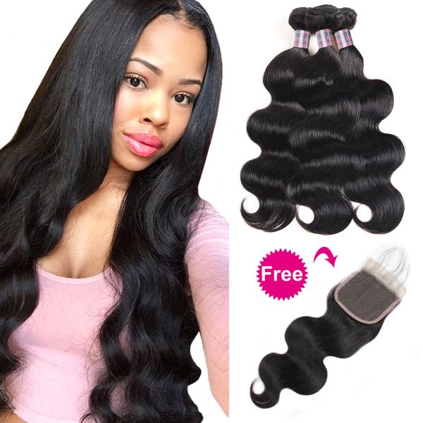 buy 3bundles body wave get a closure deep loose brazilian human hair bundles loose wave yaki straight deep wave water, Black
buy 3bundles body wave get a closure deep loose brazilian human hair bundles loose wave yaki straight deep wave water, Black