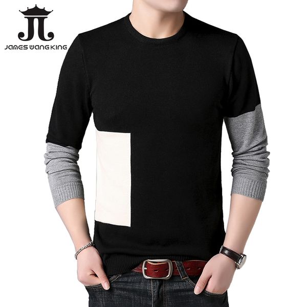 new round neck sweater men autumn black knitwear cotton pullover men long sleeve mens casual sweaters pull homme 25704, White;black
new round neck sweater men autumn black knitwear cotton pullover men long sleeve mens casual sweaters pull homme 25704, White;black