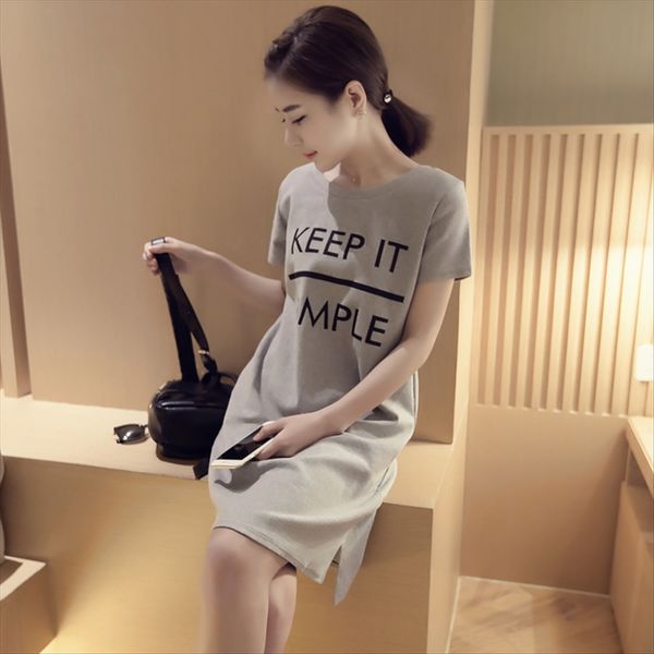 summer clothes large size medium and long base white split round collar short sleeve t-shirt skirt shirt women's fashion
summer clothes large size medium and long base white split round collar short sleeve t-shirt skirt shirt women's fashion