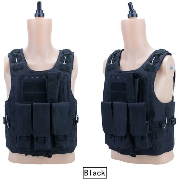 tactical vest quick release outdoor protective clothing sportswear for cs field game war game accessories, Camo;black
tactical vest quick release outdoor protective clothing sportswear for cs field game war game accessories, Camo;black