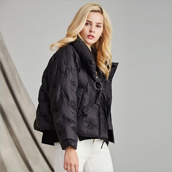 winter new fashion brand 90% white down jacket female pattern embroidery plus size loose warm down coat wq408, Black
winter new fashion brand 90% white down jacket female pattern embroidery plus size loose warm down coat wq408, Black