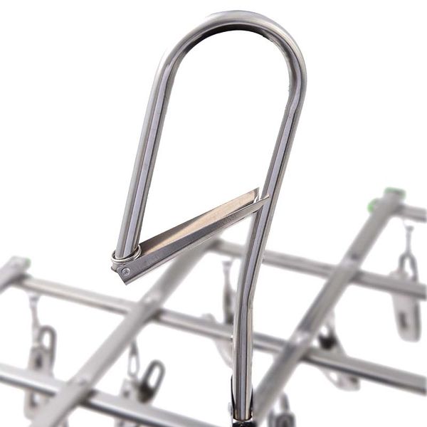 windproof stainless steel 35 pegs clip folding swivel hook socks clothes hanger drying rack underwear gloves collapsible laundry other laund 
windproof stainless steel 35 pegs clip folding swivel hook socks clothes hanger drying rack underwear gloves collapsible laundry other laund