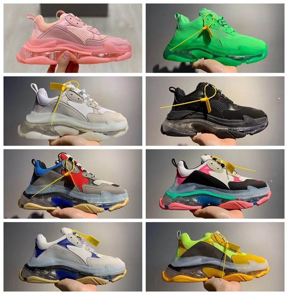 men triple s clear sole sneaker women casual shoes retro triple s platform sneaker designer oversized clear sole low lace-up casual shoe, Black
men triple s clear sole sneaker women casual shoes retro triple s platform sneaker designer oversized clear sole low lace-up casual shoe, Black