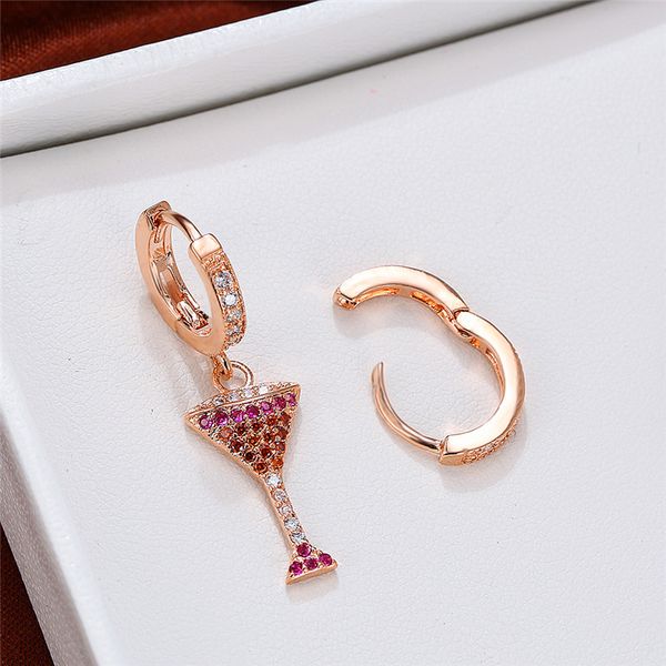 cool female rainbow wine glass earring rose gold silver color hoop earring simple bridal asymmetrical wedding earrings for women, Golden;silver
cool female rainbow wine glass earring rose gold silver color hoop earring simple bridal asymmetrical wedding earrings for women, Golden;silver