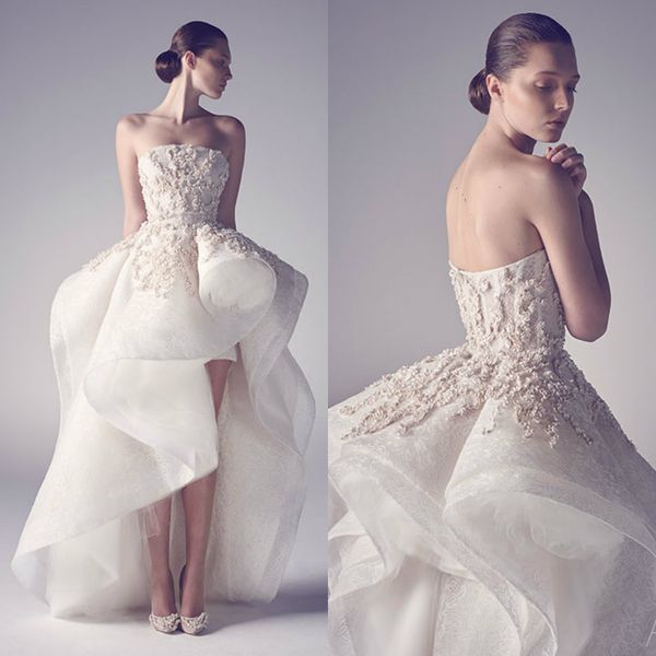 ashi studio couture evening dresses lace 3d floral applique bead strapless high low prom dress sweep train custom made formal party gowns, Black;red
ashi studio couture evening dresses lace 3d floral applique bead strapless high low prom dress sweep train custom made formal party gowns, Black;red