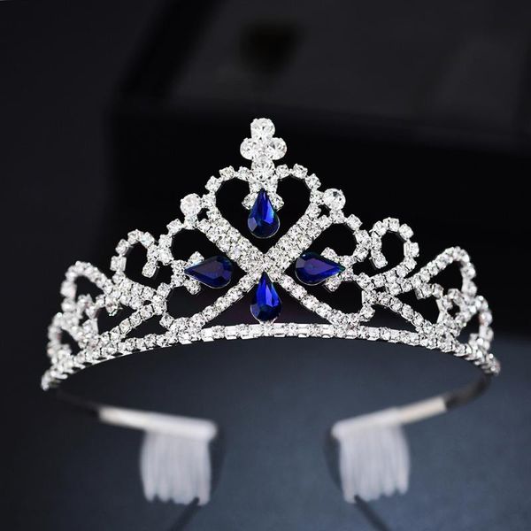 silver blue crystal bridal tiaras and crown headpiece women prom hair ornaments wedding hair jewelry accessories kids gifts, Golden;white
silver blue crystal bridal tiaras and crown headpiece women prom hair ornaments wedding hair jewelry accessories kids gifts, Golden;white