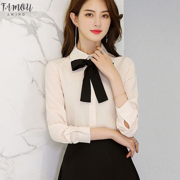 autumn 2020 women casual white blouse korean long sleeve slim shirt bow streetwear shirt office women summer lapel neck
autumn 2020 women casual white blouse korean long sleeve slim shirt bow streetwear shirt office women summer lapel neck