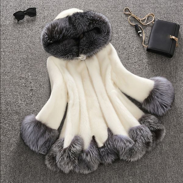 faux fur jacket women covered button flare sleeve skirt hem natural color with fur trim coat winter warm fluffy thick overcoat, Black
faux fur jacket women covered button flare sleeve skirt hem natural color with fur trim coat winter warm fluffy thick overcoat, Black