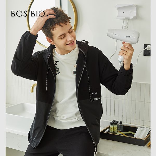 bodibio spring men hooded jacket fashion black zipper coat high qiality male clothing size m-4xl, Black;brown
bodibio spring men hooded jacket fashion black zipper coat high qiality male clothing size m-4xl, Black;brown
