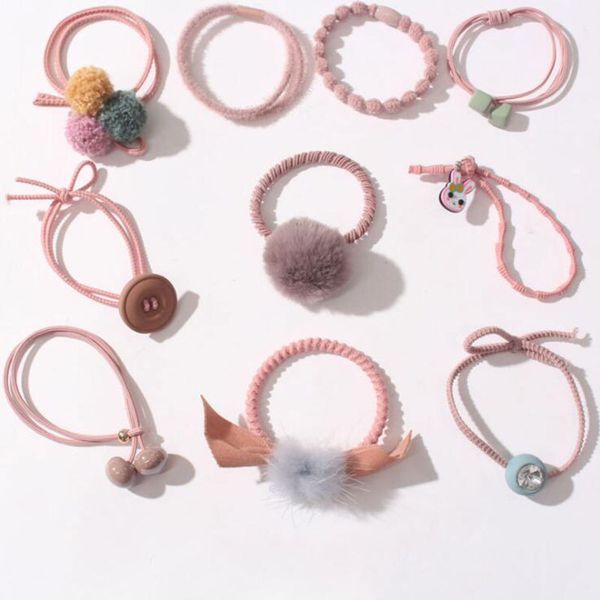 10pcs/set headwear cute woman hair accessories fashion girl head rope ponytail hairband pink rubber band hair accessories
10pcs/set headwear cute woman hair accessories fashion girl head rope ponytail hairband pink rubber band hair accessories
