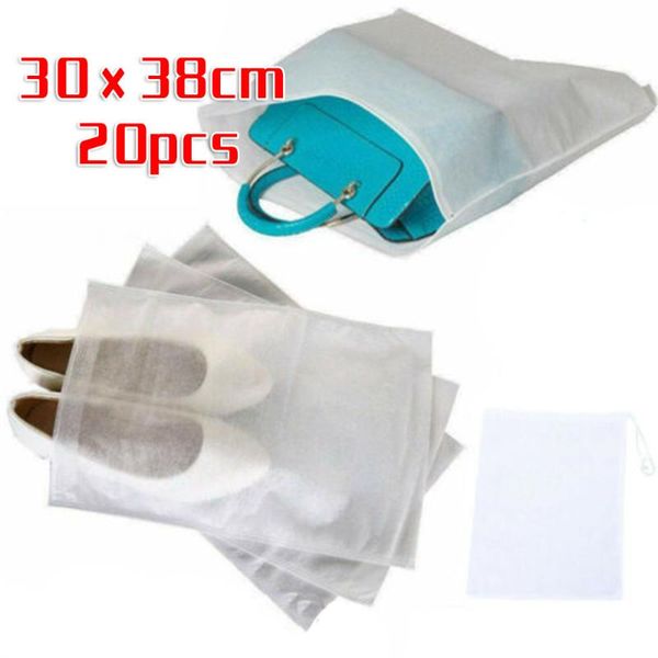 storage boxes & bins portable shoes bag drawstring dust pouch non-woven for traveling, business trip organizer
storage boxes & bins portable shoes bag drawstring dust pouch non-woven for traveling, business trip organizer
