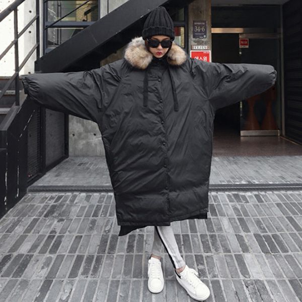 black winter jackets women 2019 parka warm big fur collar plus size coats down cotton bat mujer long overcoat my66, Tan;black
black winter jackets women 2019 parka warm big fur collar plus size coats down cotton bat mujer long overcoat my66, Tan;black