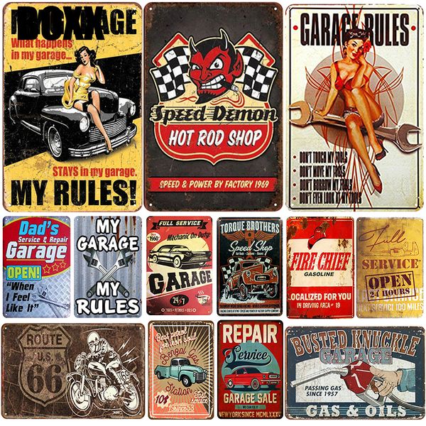 garage plaque metal vintage tin sign pin up shabby chic decor metal signs vintage bar decoration metal poster wall art modern paintings
garage plaque metal vintage tin sign pin up shabby chic decor metal signs vintage bar decoration metal poster wall art modern paintings