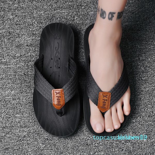 flip-flops summer men handmade fashion slipper breathable casual outer wear flat heel flip-flops flip-flop anti-slip beach sli t19, Black
flip-flops summer men handmade fashion slipper breathable casual outer wear flat heel flip-flops flip-flop anti-slip beach sli t19, Black
