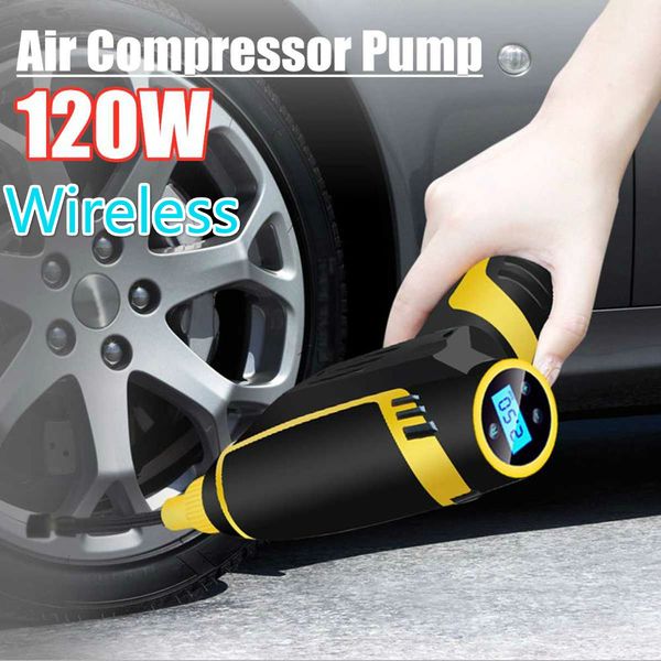 12v car air compressor pump wireless handheld portable air compressor 120w digital tire inflator pump high pressure
12v car air compressor pump wireless handheld portable air compressor 120w digital tire inflator pump high pressure