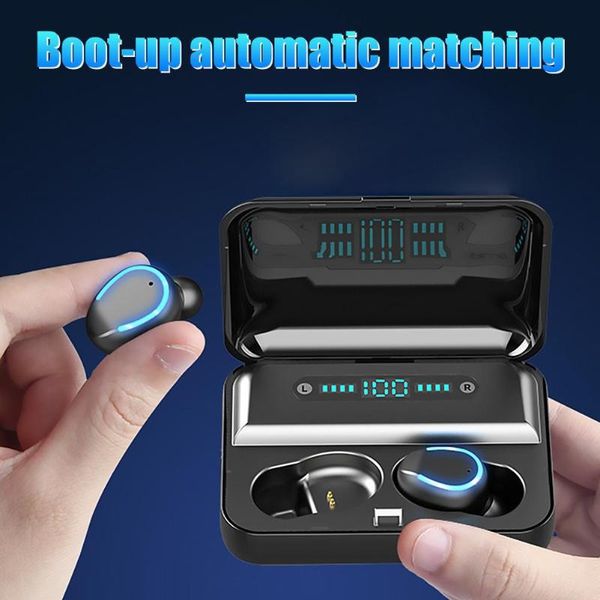 new f9 tws wireless earphone bluetooth v5.0 earbuds bluetooth headphone led display with 2000mah power bank headset with microphone
new f9 tws wireless earphone bluetooth v5.0 earbuds bluetooth headphone led display with 2000mah power bank headset with microphone