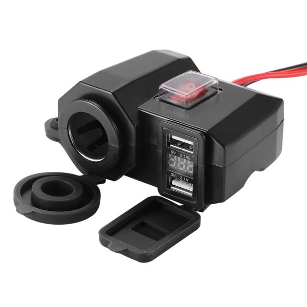 aozbz 3 in 1 motorcycle cigarette lighter digital display voltmeter motorcycle mobile phone charger waterproof usb quick charge
aozbz 3 in 1 motorcycle cigarette lighter digital display voltmeter motorcycle mobile phone charger waterproof usb quick charge