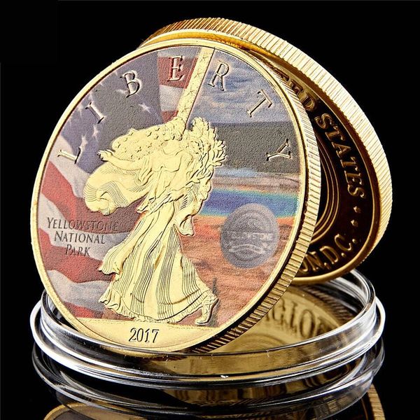 arts and crafts usa yellowstone national park us statue of liberty gold plated collectible coin value w/capsule
arts and crafts usa yellowstone national park us statue of liberty gold plated collectible coin value w/capsule