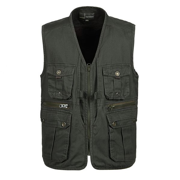 2019 new men casual summer plus size 4xl sleeveless vest male multi pocket pgraph vest male pure cotton waistcoat, Black;white
2019 new men casual summer plus size 4xl sleeveless vest male multi pocket pgraph vest male pure cotton waistcoat, Black;white