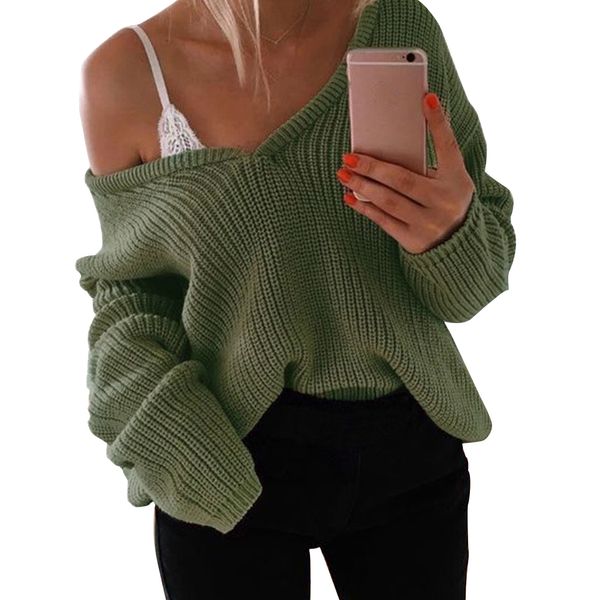 daily casual autumn dating knitting solid deep v neck loose long sleeve winter street soft shopping women sweater, White;black
daily casual autumn dating knitting solid deep v neck loose long sleeve winter street soft shopping women sweater, White;black