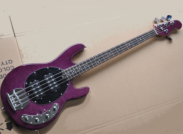 4 Strings Фиолетовый Electric Bass 2 Пикапы, Flame Maple Шпон, Rosewood грифе, могут быть настроены в соответствии с просьбой
4 Strings Фиолетовый Electric Bass 2 Пикапы, Flame Maple Шпон, Rosewood грифе, могут быть настроены в соответствии с просьбой