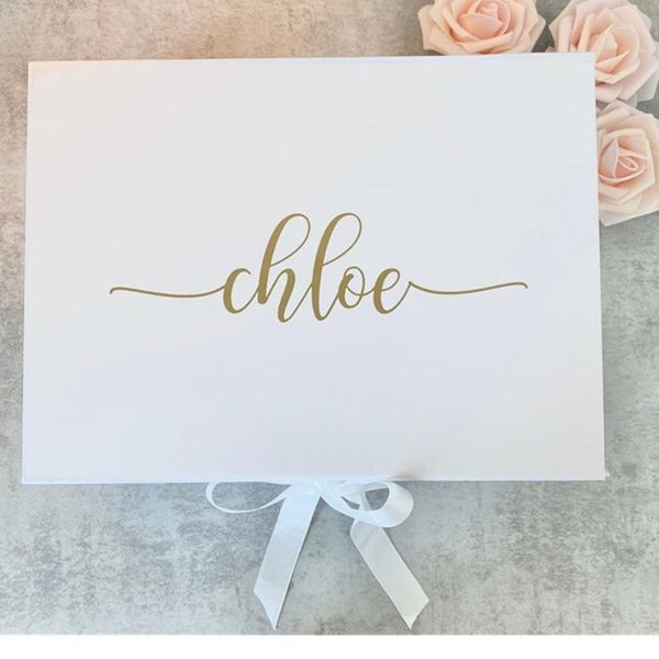 personalized white empty larger magnetic ribbon bridesmaid proposal box rose gold crinkle paper will you be my bridesmaid box 
personalized white empty larger magnetic ribbon bridesmaid proposal box rose gold crinkle paper will you be my bridesmaid box