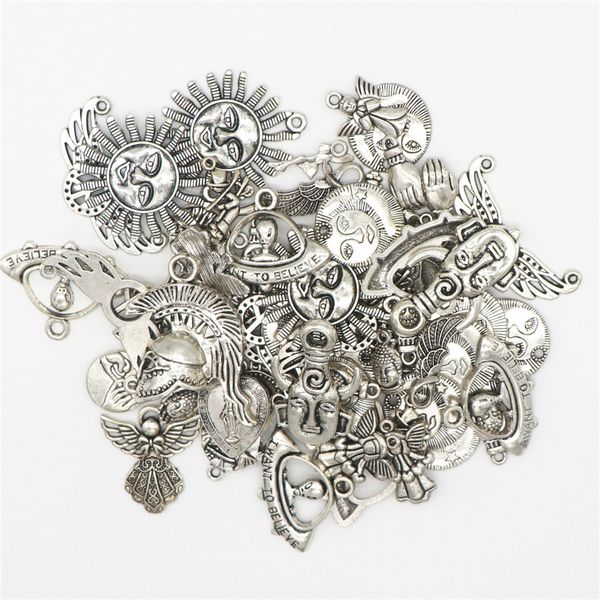 tibetan silver alloy angel charms pendants wholesale bulk lots jewelry making charms mixed smooth diy for necklace bracelet jewelry making, Black
tibetan silver alloy angel charms pendants wholesale bulk lots jewelry making charms mixed smooth diy for necklace bracelet jewelry making, Black
