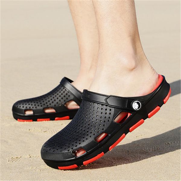 полые hole обувь мужской 2019 нового тапочки человек wear повседневной моды solid summer outdoor trend слайды нескользящей мягкое дно обувь, Black
полые hole обувь мужской 2019 нового тапочки человек wear повседневной моды solid summer outdoor trend слайды нескользящей мягкое дно обувь, Black