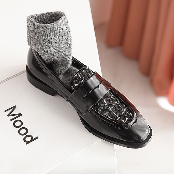 chaussures femme oxford shoes women's flat shoes genuine leather mixed color 2020 new spring elegant and simple loafers mujer, Black
chaussures femme oxford shoes women's flat shoes genuine leather mixed color 2020 new spring elegant and simple loafers mujer, Black