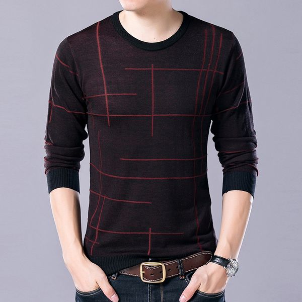 ho new spring 2019 men's sweater long-sleeved round collar trend line personality cultivate one's morality base sweater, White;black
ho new spring 2019 men's sweater long-sleeved round collar trend line personality cultivate one's morality base sweater, White;black