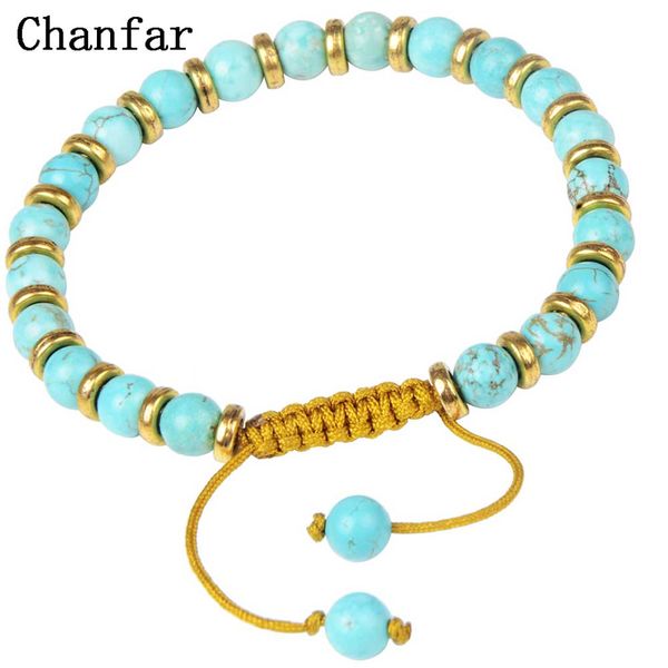 chanfar 6mm turquoises green natural stone bracelet alloy spacer bead wax cord adjustable size handmade bracelet, Golden;silver
chanfar 6mm turquoises green natural stone bracelet alloy spacer bead wax cord adjustable size handmade bracelet, Golden;silver