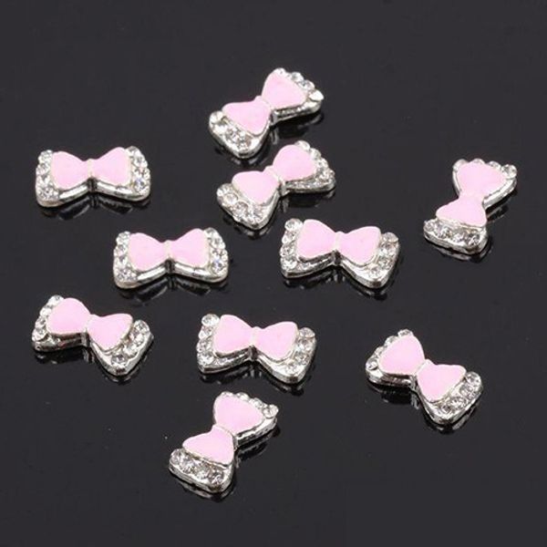 10x 3d ular multi-rhinestones bow tie nail art decoration stickers diy- pink, Silver;gold
10x 3d ular multi-rhinestones bow tie nail art decoration stickers diy- pink, Silver;gold