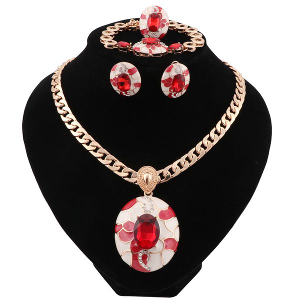 cynthia bridal jewelry sets gold color jewelry set trendy necklace earrings bracelet ring set for women dubai, Silver
cynthia bridal jewelry sets gold color jewelry set trendy necklace earrings bracelet ring set for women dubai, Silver