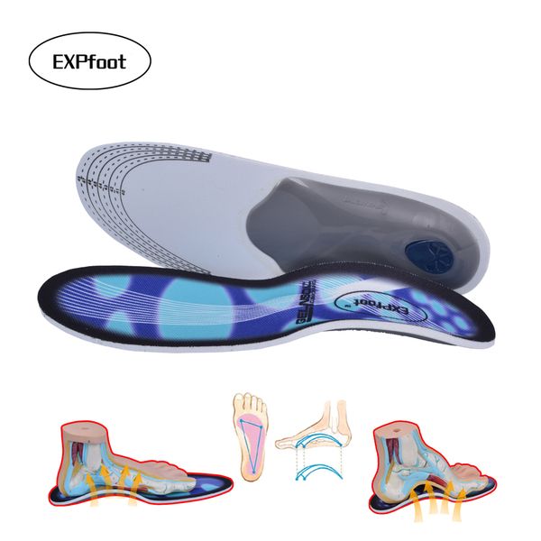 expfoot 3d ortc flat feet foot high arch gel heel support shoe inserts insoles pads, Black
expfoot 3d ortc flat feet foot high arch gel heel support shoe inserts insoles pads, Black