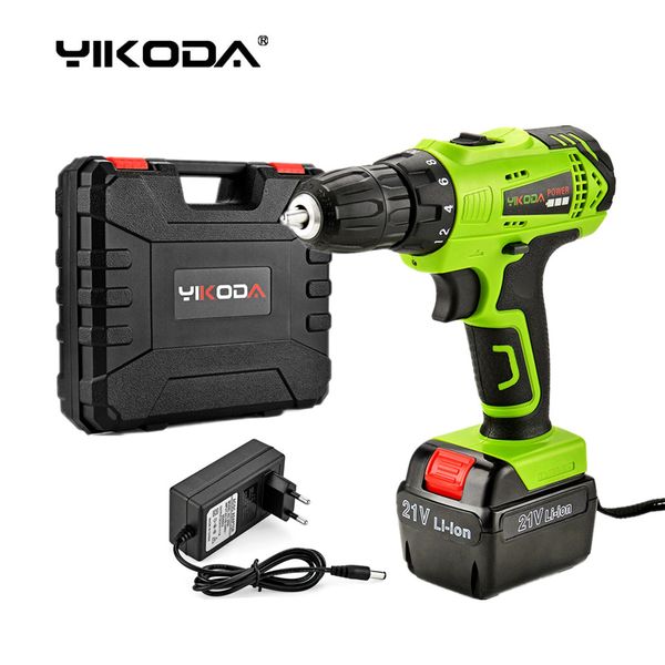 yikoda 21v electric screwdriver cordless driver drill household rechargeable one lithium battery multi-function power tools plastic case
yikoda 21v electric screwdriver cordless driver drill household rechargeable one lithium battery multi-function power tools plastic case