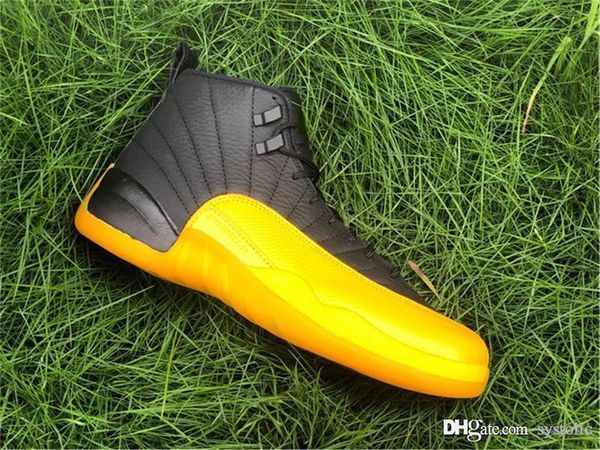 2020 air 12 university gold black real carbon fiber man basketball shoes authentic sports sneakers with original box
2020 air 12 university gold black real carbon fiber man basketball shoes authentic sports sneakers with original box