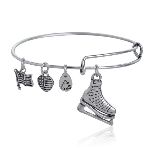 luxury designer fashion popular vintage silver color cute shoe adjustable charm bangle bracelet for woman girls
luxury designer fashion popular vintage silver color cute shoe adjustable charm bangle bracelet for woman girls
