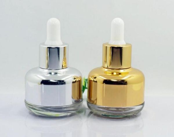 30ml essential oil dropper perfume bottle gold silver color empty glass packaging bottle
30ml essential oil dropper perfume bottle gold silver color empty glass packaging bottle